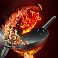 爱仕达(ASD) 炒锅 铁锅无涂层 CF34M2Q 新三代锈不了燃气适用翻炒铁锅 34CM