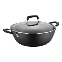 爱仕达(ASD)CF34D3Q铸铁锈不了炒炖锅 34cm双耳炒锅整箱发货4只装