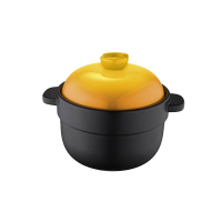 爱仕达(ASD)元气Ⅱ系列•防溢煲砂锅汤锅炖锅3.5L新陶煲汤煲仔饭砂锅陶瓷锅燃气灶沙锅RXC35Q2Q黄色