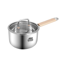 爱仕达(ASD)三层钢奶锅NC16S3Q家用食品304不锈钢奶锅16CM