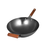 爱仕达(ASD)炒锅臻味·无涂层不锈中华老铁锅CF32B6Q带副把手
