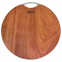爱仕达(ASD)绝轮系列乌檀木整木砧板实木菜板结实家用圆形切菜面板 RGM30G3Q[36*36*3CM]