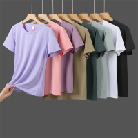 渔人船长夏季情侣款短袖艾草防蚊抗菌休闲运动T恤加肥加大轻薄透气