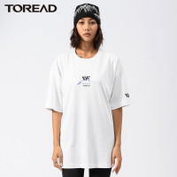 探路者T恤 春夏男女同款宽松舒适透气户外短袖T恤TAJI80116