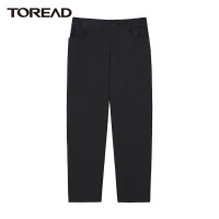 探路者速干裤女士越野裤轻薄透气弹力快干户外徒步裤子女士登山裤春夏季户外女式吸湿速干九分裤