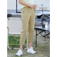 探路者户外速干裤女户外裤子徒步裤春夏季运动裤轻薄登山裤女式吸湿排汗透气快干裤印花长裤速干衣裤