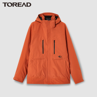 探路者套羽绒内胆冲锋衣男户外加厚保暖防水羽绒冲锋衣外套2021秋冬季新款男式户外防风套羽绒三合冲锋衣