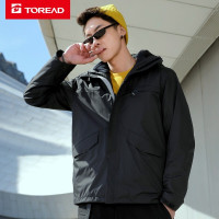 探路者冲锋衣男女情侣款户外服装套绒三合一两件套装摇粒抓绒内胆秋冬季防风防水加厚保暖登山防寒服