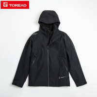 探路者户外软壳内胆套复合冲锋衣男士防水透湿气防风TPU贴膜蓄热保暖带拉链插袋一件三穿面料柔软男冲锋衣