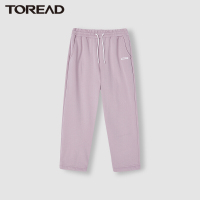 探路者旅行裤户外女士保暖休闲卫裤厚款防风针织符合绒长裤2021秋冬季新款女式户外运动休闲裤