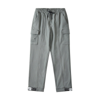 探路者户外男式防风休闲旅行裤 秋冬季运动户外潮流时尚耐磨抽绳休闲贴袋男士工装裤子