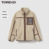 探路者羊羔绒外套立领户外休闲衣 2021秋冬新款户外温暖有型休闲外套