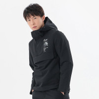 探路者休闲外套男韩版潮流卫衣 春夏季男士外套男装连帽套头工装春季百搭微弹力挺括有型上衣