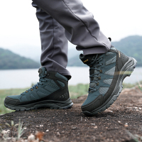 探路者男鞋户外登山鞋男士中高帮防滑耐磨户外鞋子秋冬季户外男式保暖徒步鞋旅行运动鞋