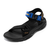 探路者沙滩鞋 男户外运动凉鞋春夏户外男式弹性撞色织带沙滩鞋轻便防滑织带休闲拖鞋