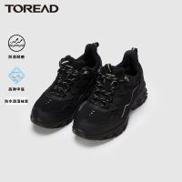 探路者女鞋防水户外鞋低帮保暖透气徒步鞋女2021秋冬季新款户外登山舒适防滑耐磨女式TIEF防水徒步鞋