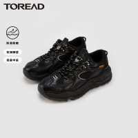 探路者户外休闲鞋男轻便弹力户外健走鞋2021秋冬新款户外舒适透气男式保暖休闲户外鞋