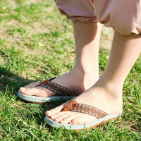 探路者(TOREAD)拖鞋女户外织带人字拖春夏季新品户外女式时尚耐穿轻便防滑耐磨织带拖鞋