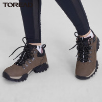 探路者春夏季女式防水户外鞋子GORE-TEX全头层牛皮鞋面防滑大底徒步鞋防水登山鞋女