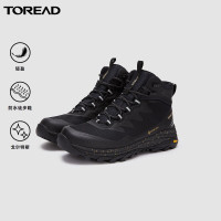 探路者防水徒步鞋女V底防滑耐磨登山鞋 22春夏款户外女式GORE-TEX轻盈牛津布防水户外鞋