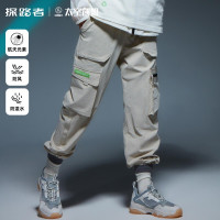 探路者工装裤 休闲裤 2022春夏新男女航天联名款防风防泼水舒适工装裤TAMK80869
