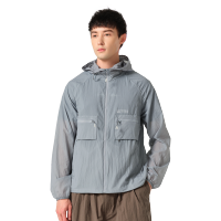 探路者皮肤衣 男22夏季新款超薄户外风衣 户外旅行工装舒适透气UPF50防晒衣TAZK81221