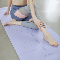 探路者瑜伽垫子女式地毯超薄便携防滑加宽家用运动健身男专用户外男女通款抗撕裂弹力公园健身瘦身健康瑜伽垫