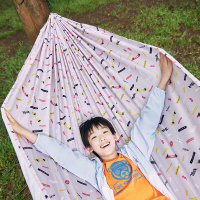 探路者吊床户外抗撕裂露营秋千公园休闲吊床春夏季户外男/女通款休闲防泼水牢固易收纳吊床