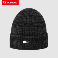 探路者帽子男帽女帽户外帽子 秋冬季滑雪帽户外防风帽子保暖舒适针织帽