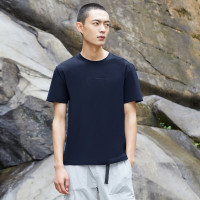 探路者短袖t恤男户外圆领半袖 22春夏季新款男式户外速干透气舒适短袖功能短袖衫TAJK81794