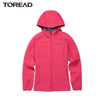 探路者户外徒步越野外套女秋冬季运动户外防风衣女士韩版潮流宽松保暖休闲百搭夹克短上衣