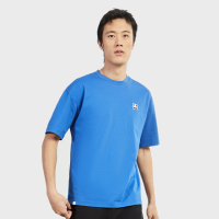 探路者t恤男短袖纯棉吸汗透气亲肤随性百搭休闲宽松运动T恤春夏新品圆领套头熊猫图案男式户外T恤