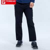 探路者越野徒步裤男士户外长裤秋冬季户外男式弹力耐磨反光设计防风越野长裤子户外休闲运动登山裤