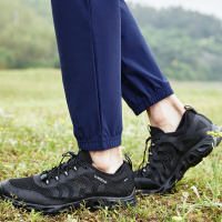 探路者涉水鞋男鞋夏季户外溯溪鞋 春夏新品 户外男式网布透气防滑轻便涉溪鞋男款排水速干两栖鞋男