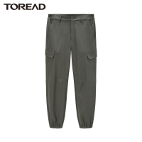 探路者功能裤男士户外保暖防泼水卫裤收裤脚口版型2021秋冬季新款户外运动男式功能休闲裤