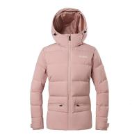 探路者羽绒服女秋冬户外休闲运动防风保暖连帽外套TADI92074