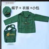 可定制儿童邮递员表演服幼儿快递员演出服邮政工作人员角色扮演服装
