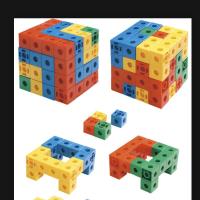 台湾智高GIGO进口儿童益智拼插空间积木玩具2CM方块数字早教玩具