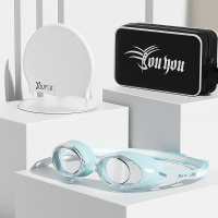 泳镜防水防雾高清近视男女专业游泳眼镜儿童潜水镜装备泳帽套装女