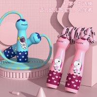 儿童跳绳幼儿园初学者用卡通跳绳小学生可爱可调节宝宝跳绳