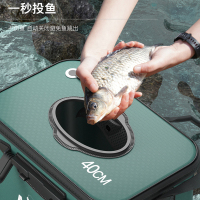 活鱼鱼桶鱼护桶钓鱼装鱼箱折叠钓箱多功能加厚打水桶