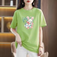 PASS潮流新品短袖t恤女式个性印花休闲百搭短袖