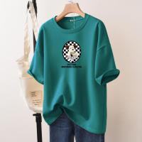 PASS印花女式t恤休闲百搭甜美系列短袖t恤女式打底衫新品