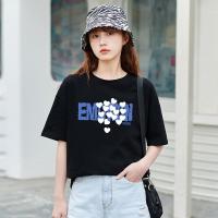 PASS新品短袖女式t恤时尚印花