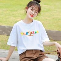 PASS女式t恤休闲百搭甜美系列