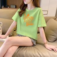 PASS夏季新品短袖t恤女阳光沙滩女式t恤打底衫活力少女