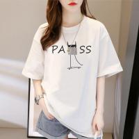 PASS少女女式t恤休闲百搭夏季新款短袖t恤