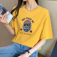 PASS2022年新品女式t恤短袖圆领甜美可爱