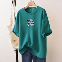 PASS简约涂鸦短袖女潮流百搭时尚短袖T恤女夏季新品上衣休闲舒适