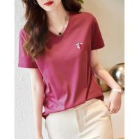 PASS阳光女孩短袖t恤女2022新品女式t恤打底衫